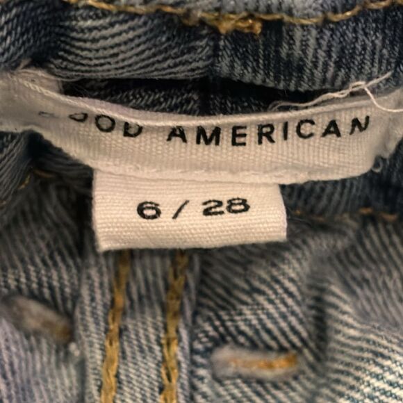 EUC Good American Good ’90s Relaxed Jeans in Indigo057 - Picture 6 of 8